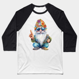 Hippie Gnome #14 Baseball T-Shirt